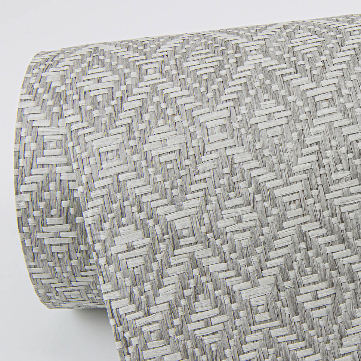 hui-grey-paper-weave-grasscloth-wallpaper-york-wallcoverings-2972-86146 - York Wallcoverings Papel pintado