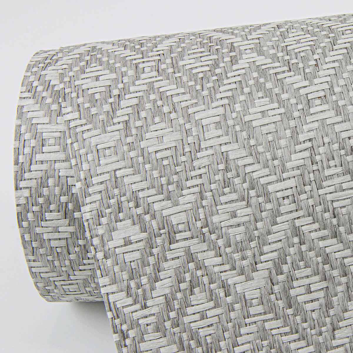 Hui Grey Paper Weave Grasscloth Wallpaper - York Wallcoverings - 2972-86146 - York Wallcoverings Wallpaper