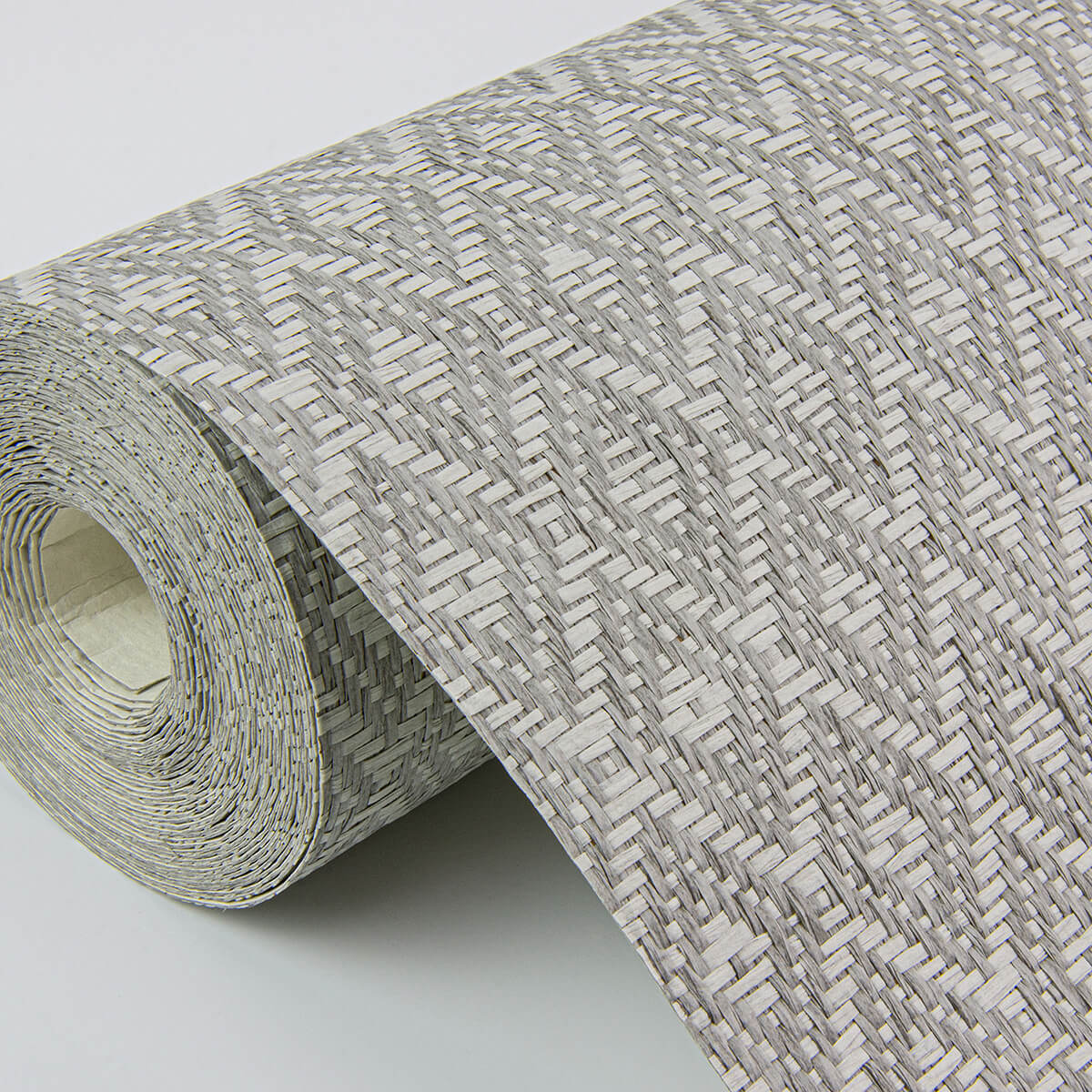 hui-grey-paper-weave-grasscloth-wallpaper-york-wallcoverings-2972-86146 - York Wallcoverings Papel pintado