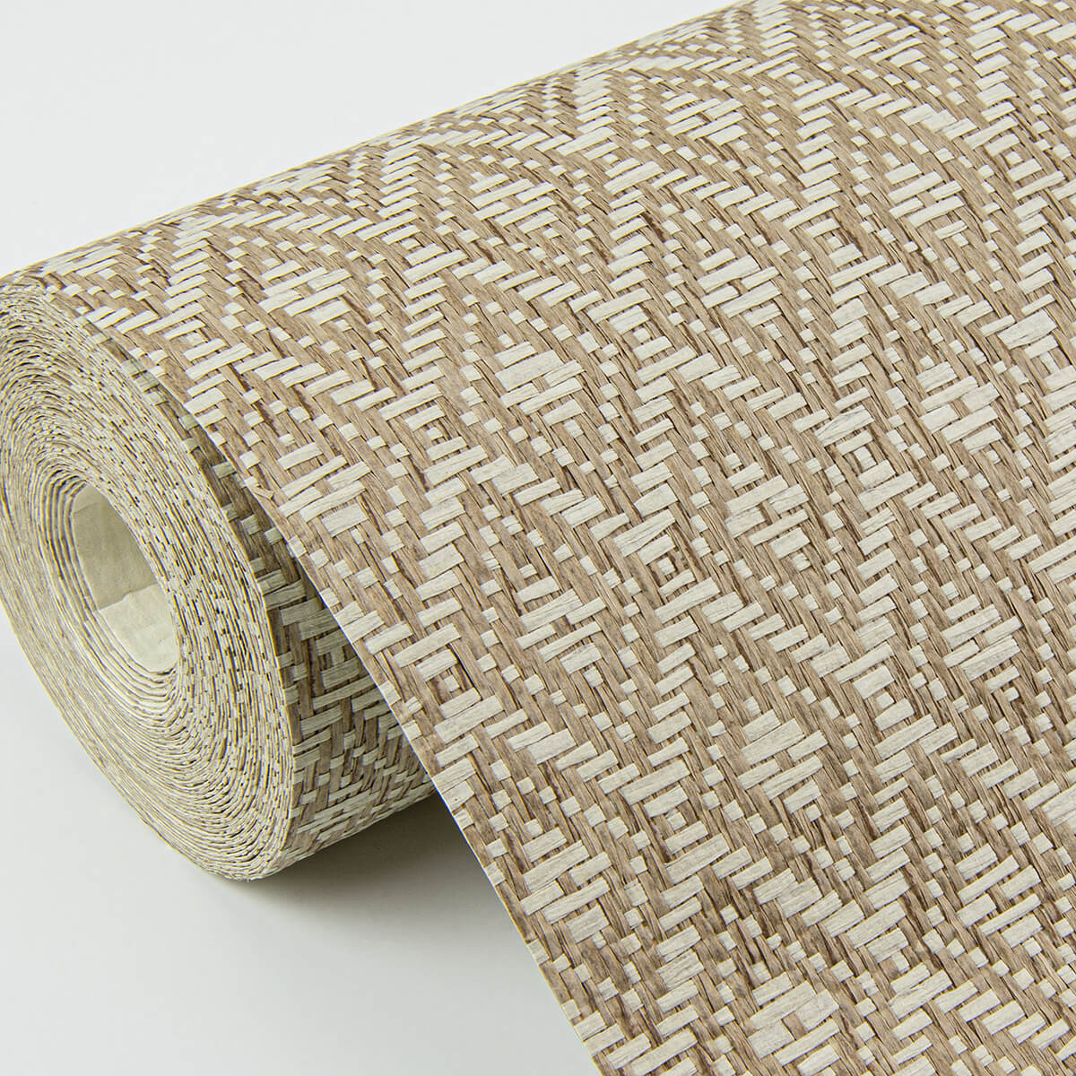 hui-light-brown-paper-weave-grasscloth-wallpaper-york-wallcoverings-2972-86147 - York Wallcoverings Papel pintado