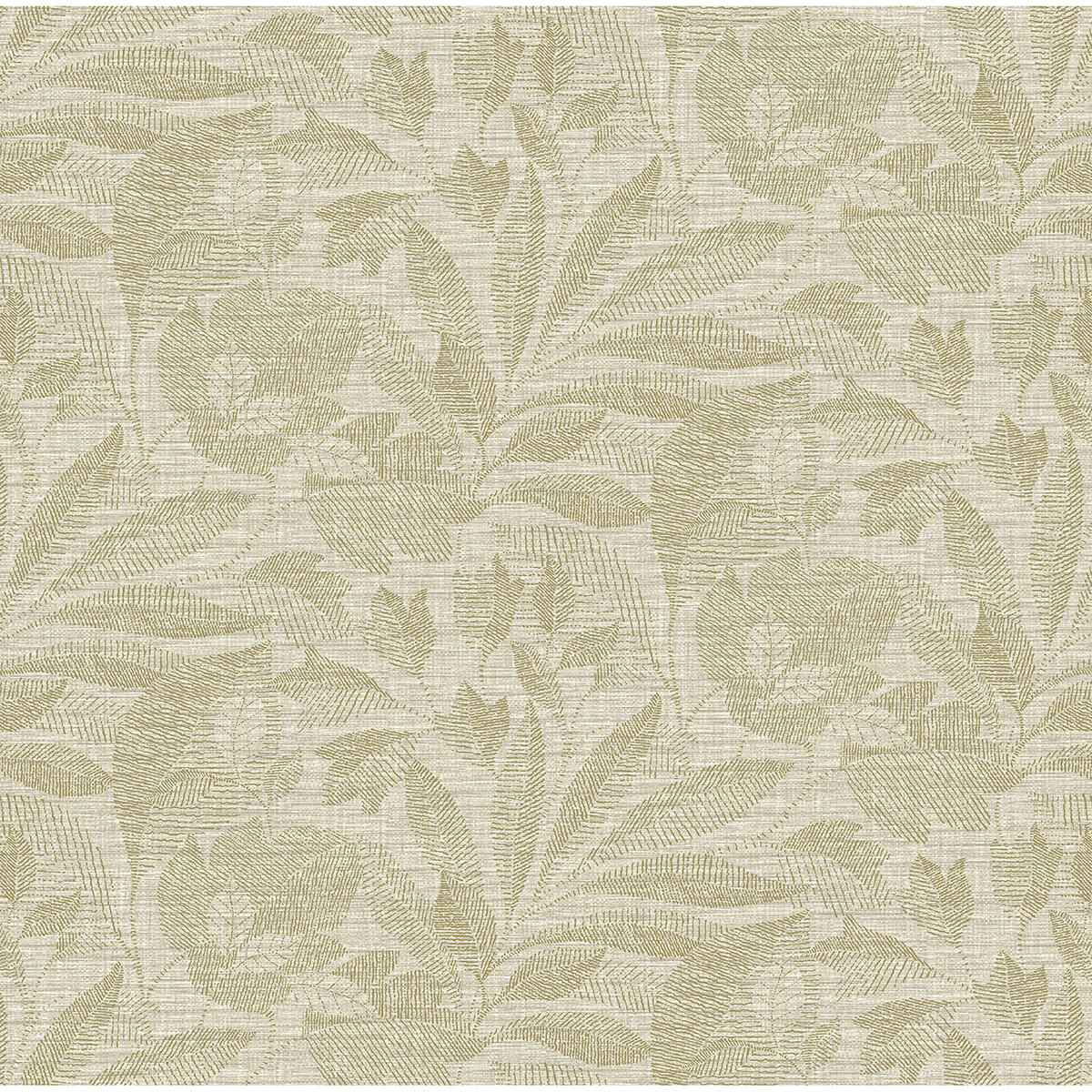 Lei Gold Leaf Wallpaper - York Wallcoverings - 2972-86150 - York Wallcoverings Wallpaper
