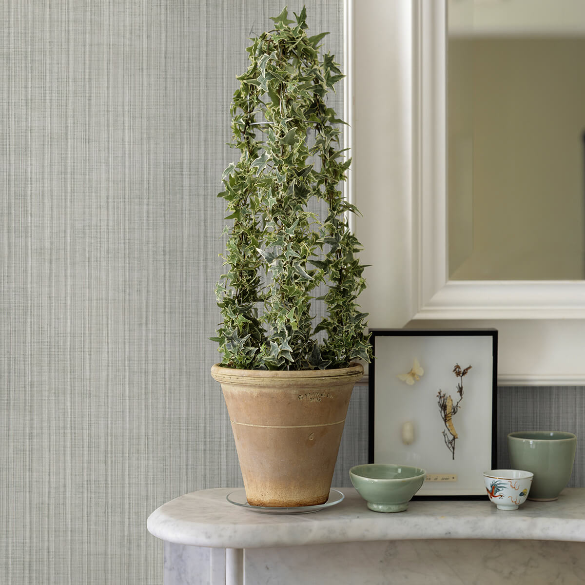 yawen-silver-string-wallpaper-york-wallcoverings-2972-86171 - York Wallcoverings Wallpaper