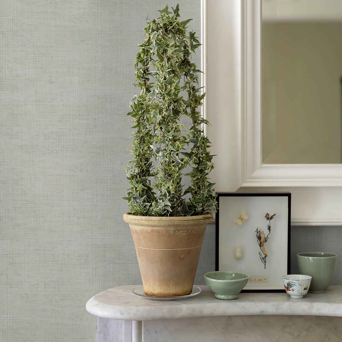 Yawen Silver String Wallpaper - York Wallcoverings - 2972-86171 - York Wallcoverings Wallpaper