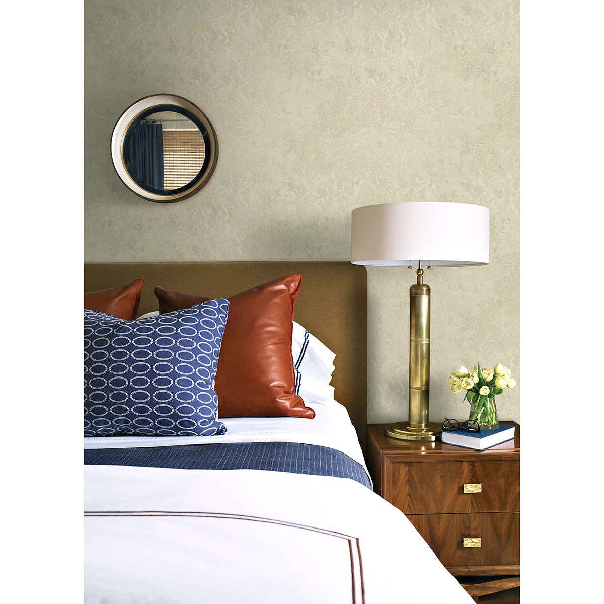 Francesca Champagne Texture Wallpaper - York Wallcoverings - 4058-21731 - York Wallcoverings Wallpaper