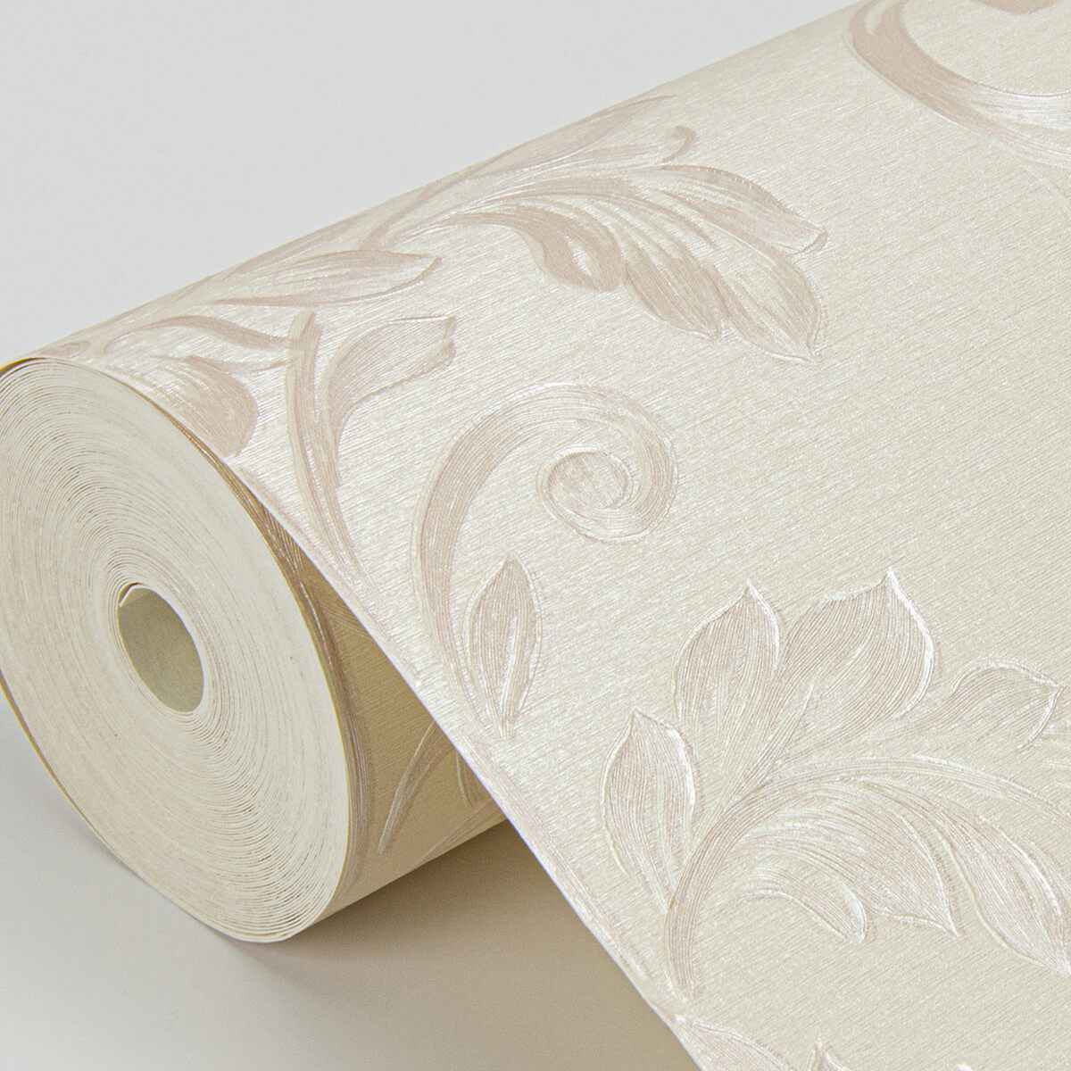 Antonella Rose Gold Scroll Wallpaper - York Wallcoverings - 4058-21787 - York Wallcoverings Wallpaper