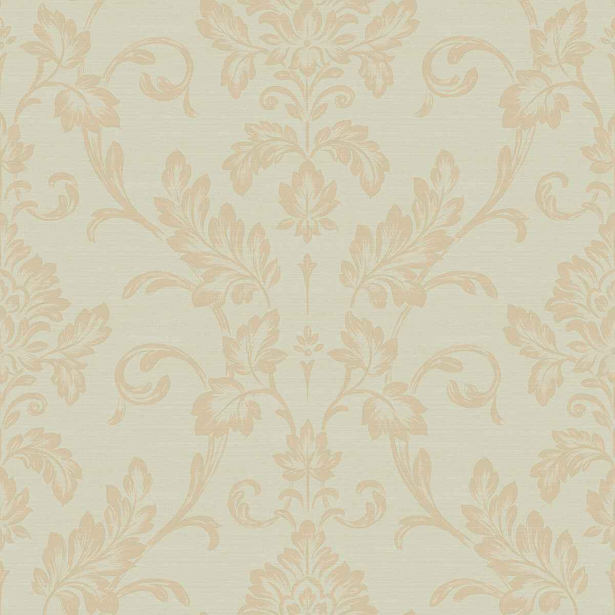 Antonella Gold Scroll Wallpaper - York Wallcoverings - 4058-21788 - York Wallcoverings Wallpaper