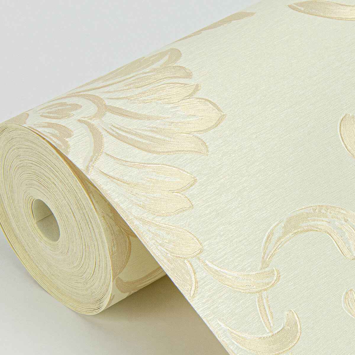 Antonella Gold Scroll Wallpaper - York Wallcoverings - 4058-21788 - York Wallcoverings Wallpaper