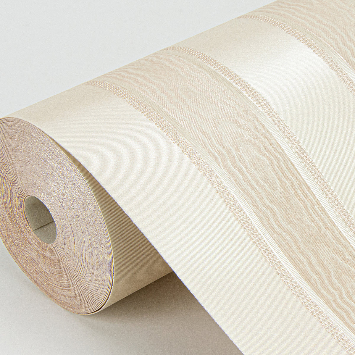 zeta-peach-moire-stripe-wallpaper-york-wallcoverings-4058-21792 - York Wallcoverings Wallpaper