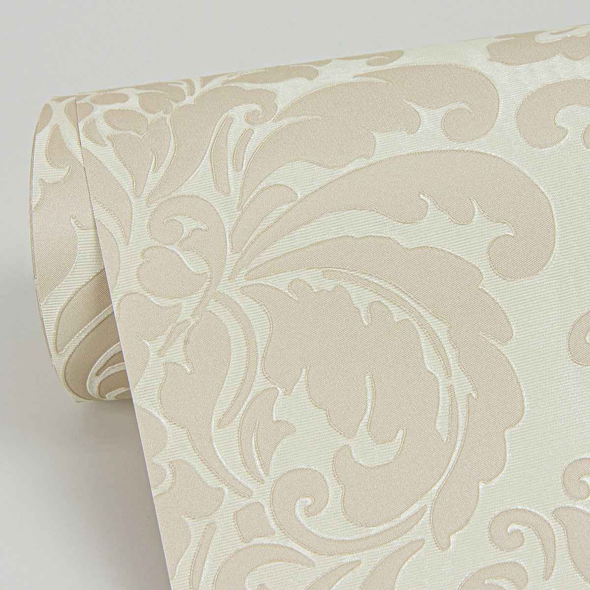 Betina Cream Damask Wallpaper - York Wallcoverings - 4058-24803 - York Wallcoverings Wallpaper