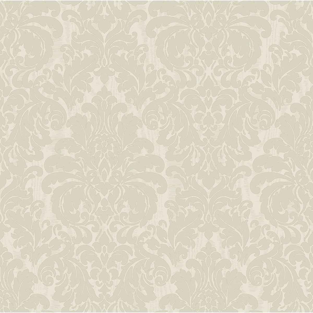 Betina White Damask Wallpaper - York Wallcoverings - 4058-24804 - York Wallcoverings Wallpaper