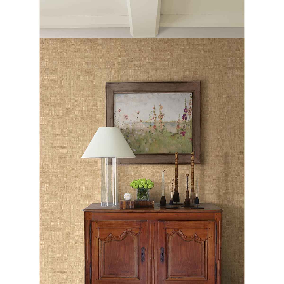 Caviar Beige Basketweave Wallpaper - York Wallcoverings - 2984-87917 - York Wallcoverings Wallpaper