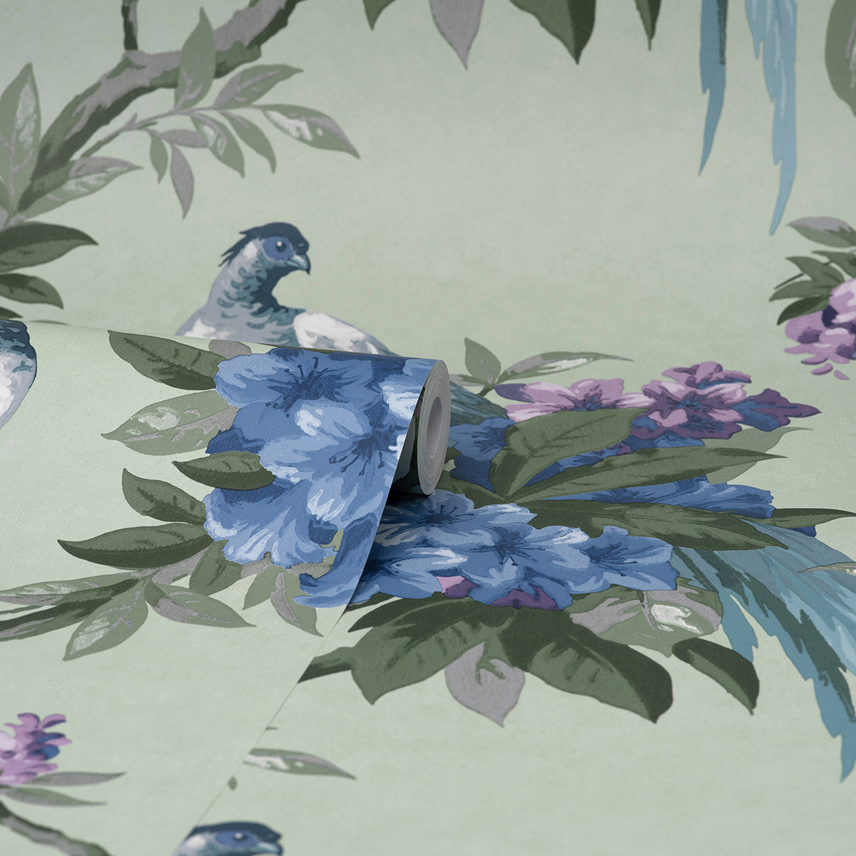 golden-sage-floral-wallpaper-york-wallcoverings-m1660 - York Wallcoverings Wallpaper