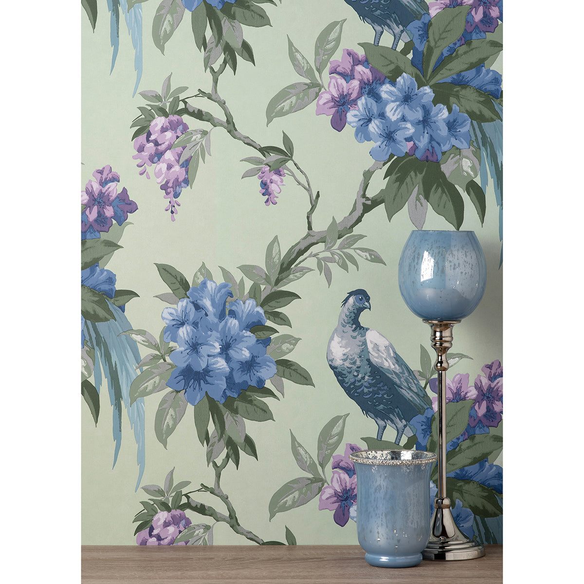 golden-sage-floral-wallpaper-york-wallcoverings-m1660 - York Wallcoverings Wallpaper