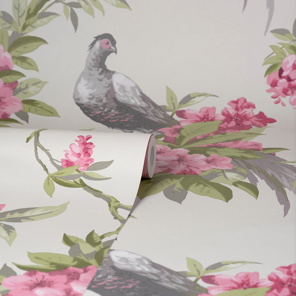 golden-pheasant-rose-floral-wallpaper-york-wallcoverings-m1664 - York Wallcoverings Wallpaper