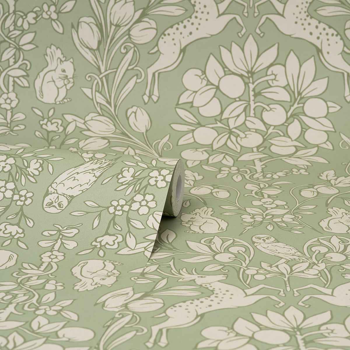 Richmond Sage Floral Wallpaper - York Wallcoverings - M1688 - York Wallcoverings Wallpaper