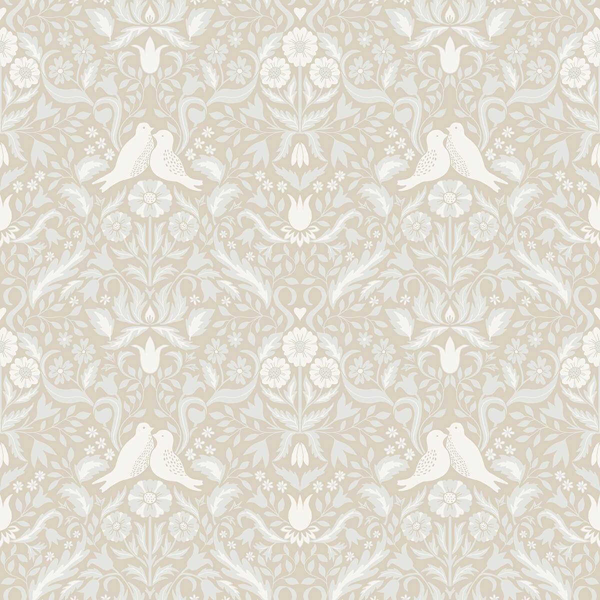 niki-beige-country-kitsch-wallpaper-york-wallcoverings-2999-14026 - York Wallcoverings Wallpaper