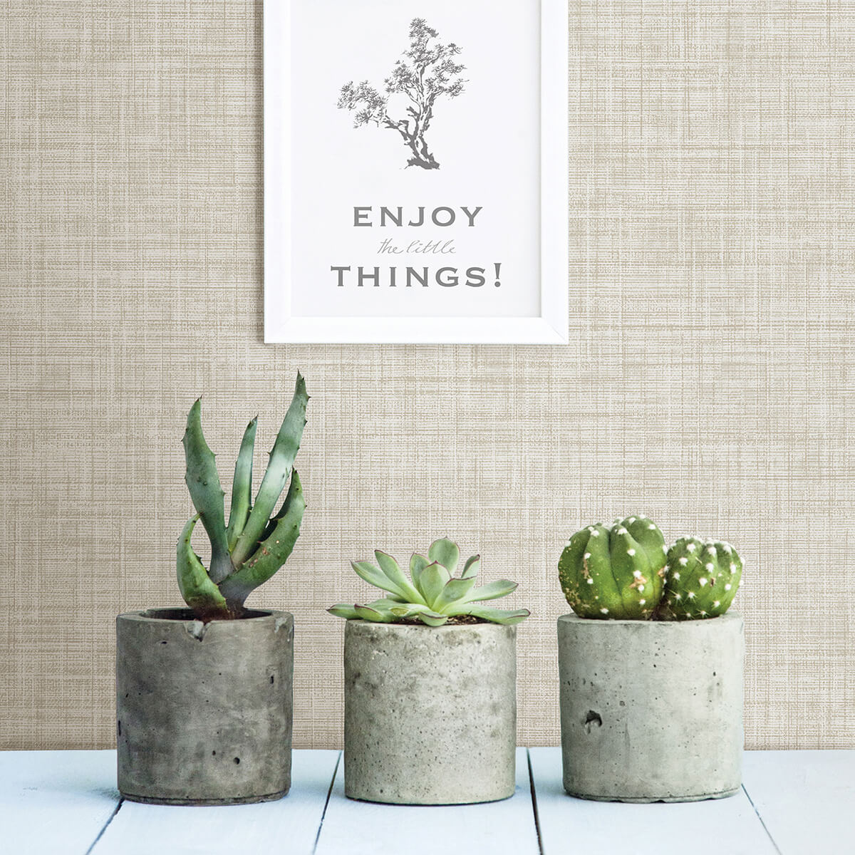 tuckernuck-taupe-linen-wallpaper-york-wallcoverings-2999-24273 - York Wallcoverings Papel pintado