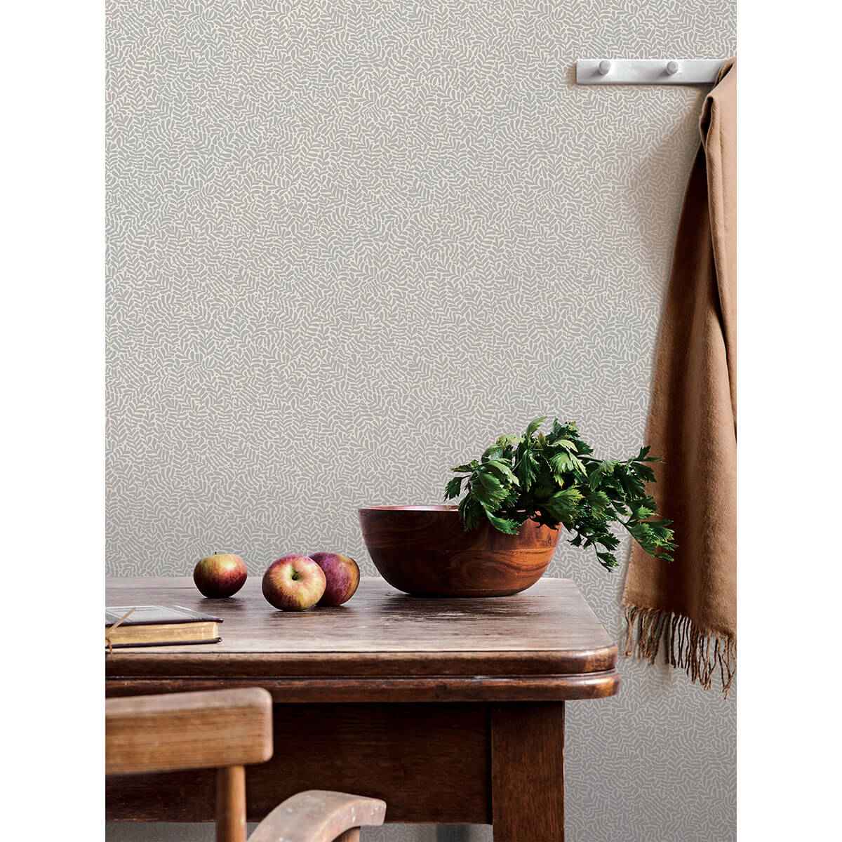 Anna Light Grey Fern Trail Wallpaper - York Wallcoverings - 2999-55004 - York Wallcoverings Wallpaper
