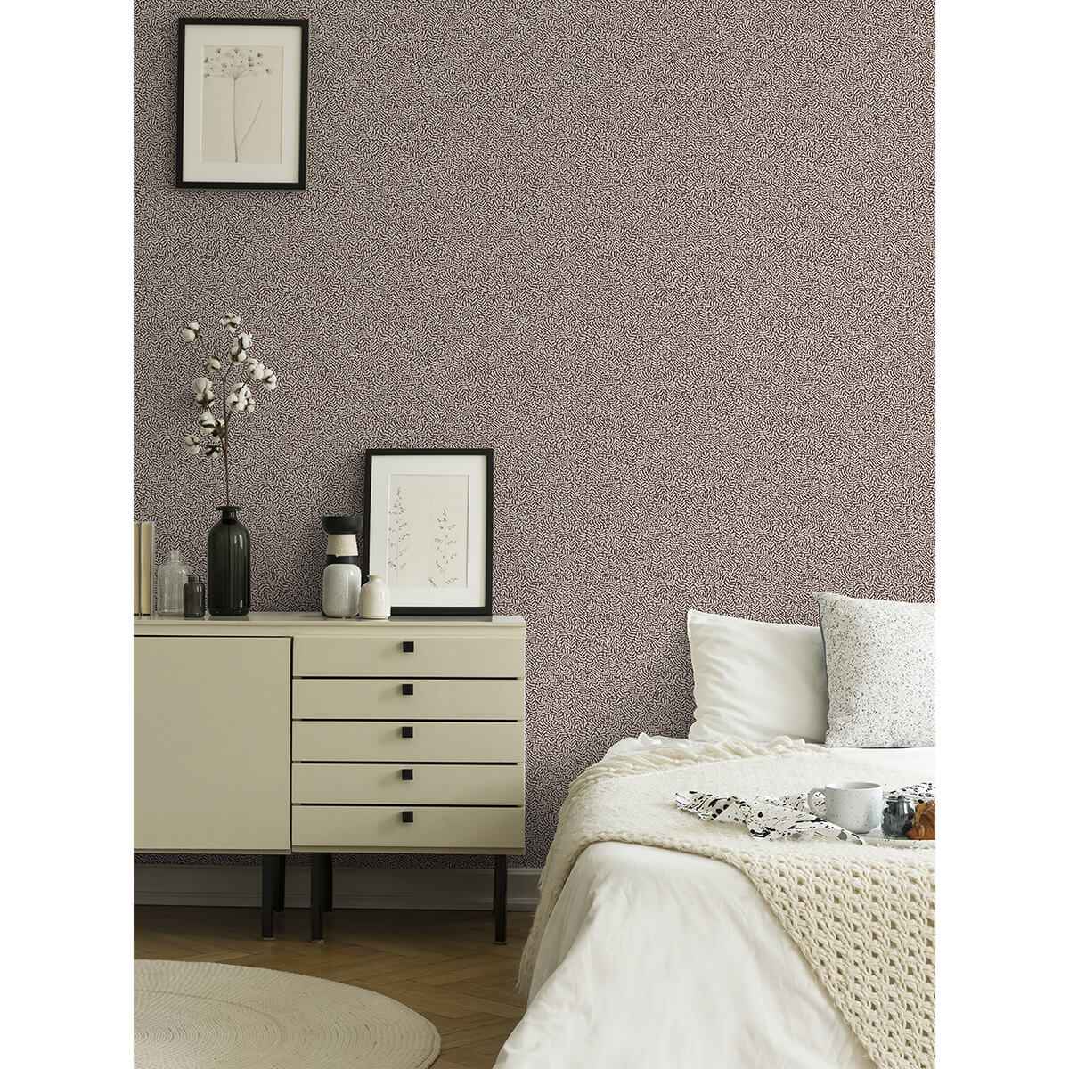 Anna Purple Fern Trail Wallpaper - York Wallcoverings - 2999-55005 - York Wallcoverings Wallpaper