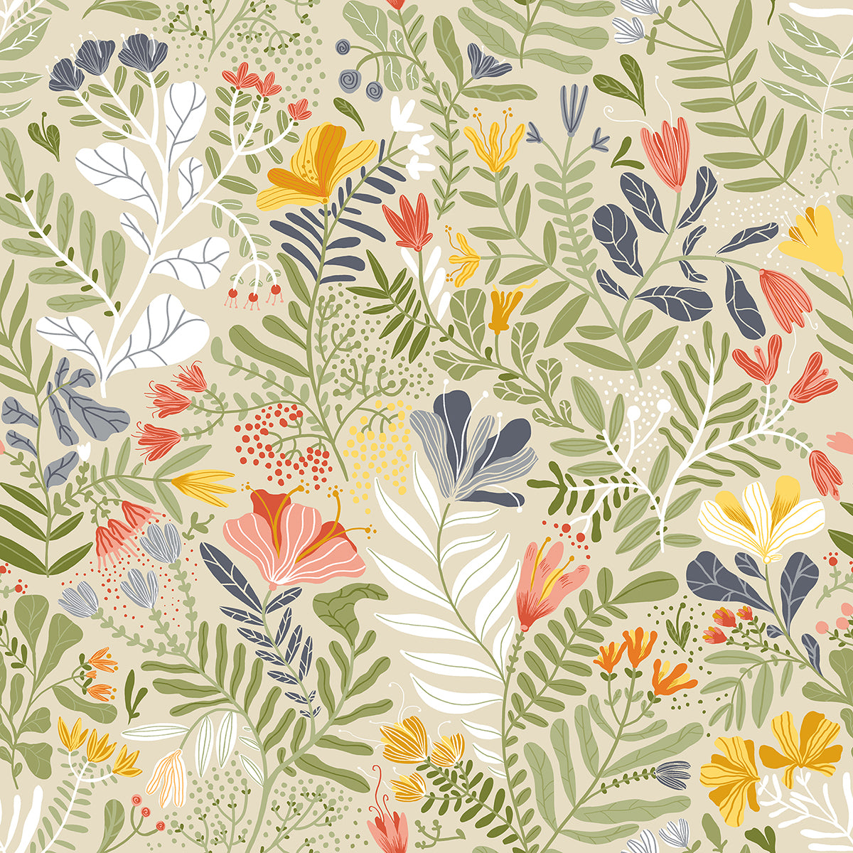 brittsommar-green-woodland-floral-wallpaper-york-wallcoverings-2999-55011
