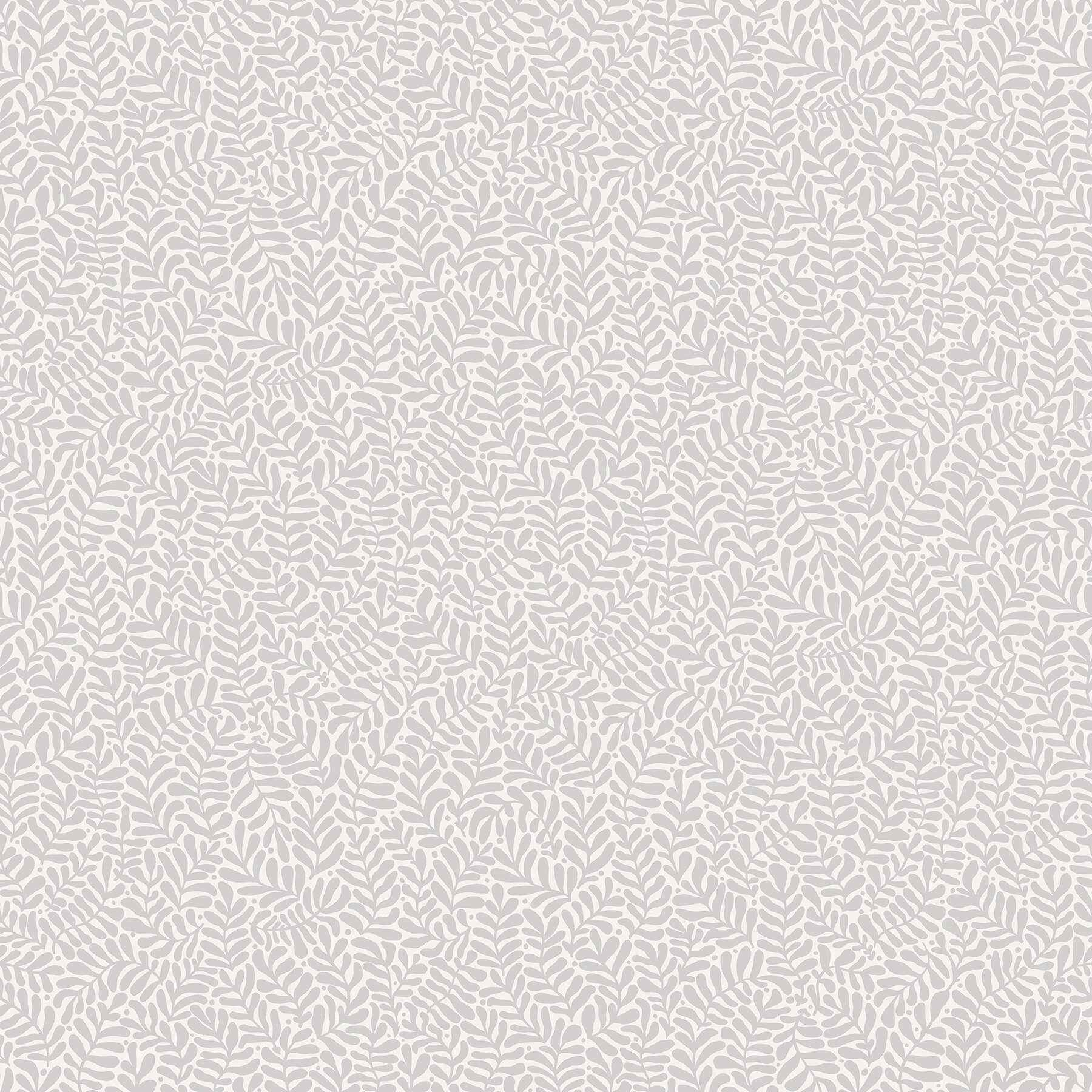 Anna Light Grey Fern Trail Wallpaper - York Wallcoverings - 2999-55004