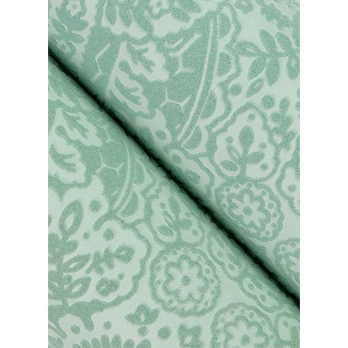 maris-mint-flock-damask-wallpaper-york-wallcoverings-2973-87369 - York Wallcoverings Wallpaper