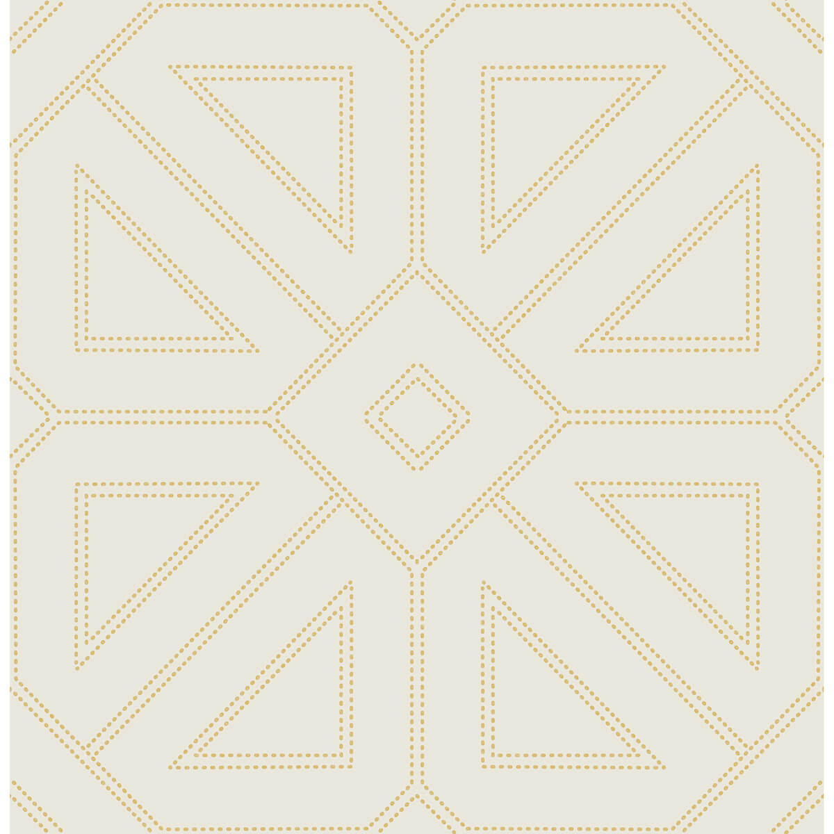 voltaire-gold-beaded-geometric-wallpaper-york-wallcoverings-2973-87370 - York Wallcoverings Wallpaper