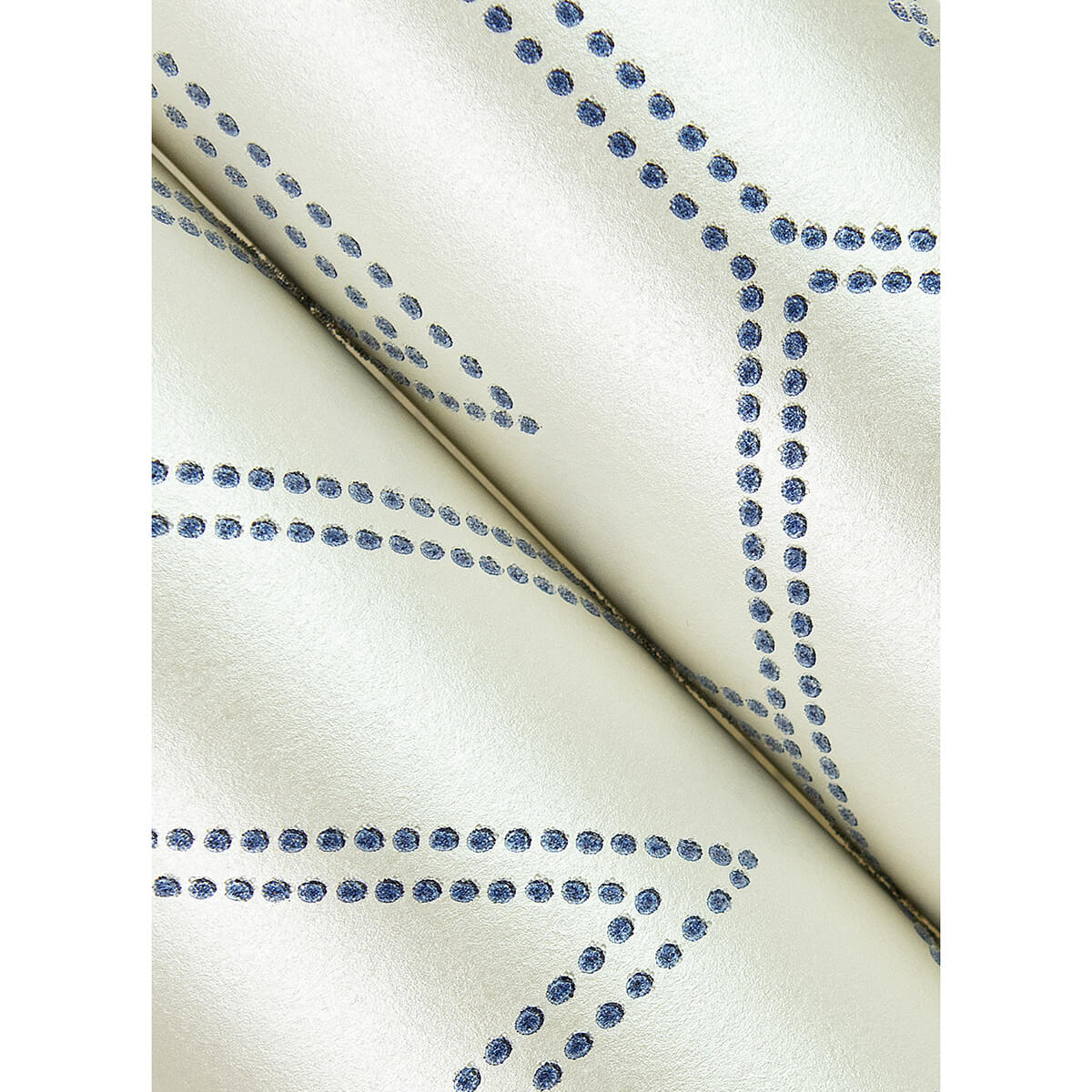 voltaire-indigo-beaded-geometric-wallpaper-york-wallcoverings-2973-87372 - York Wallcoverings Wallpaper