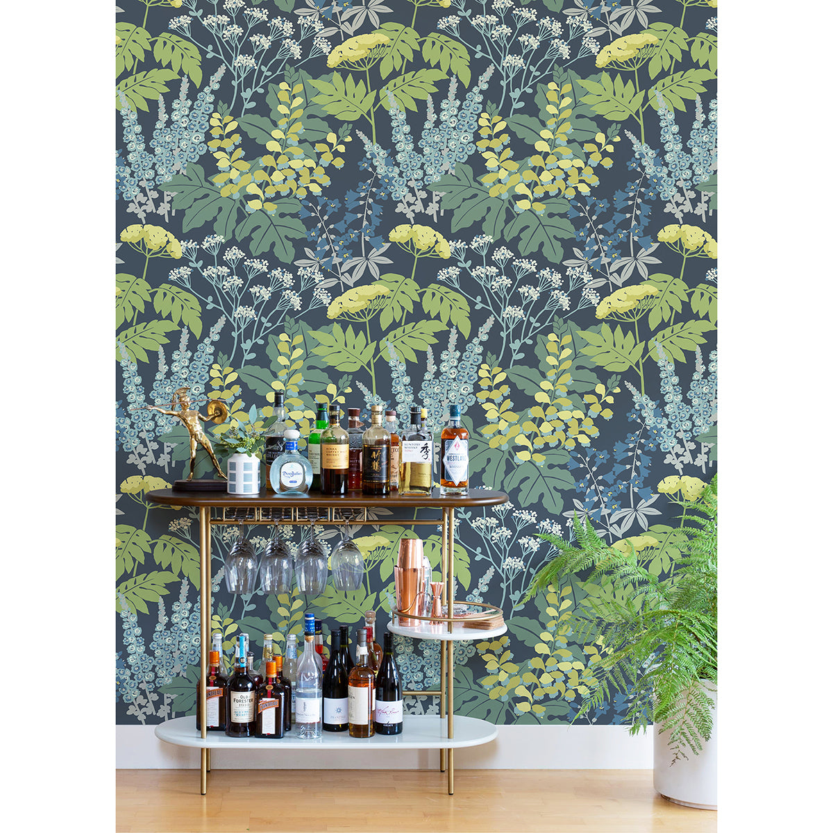 brie-dark-blue-forest-flowers-wallpaper-york-wallcoverings-2973-90001