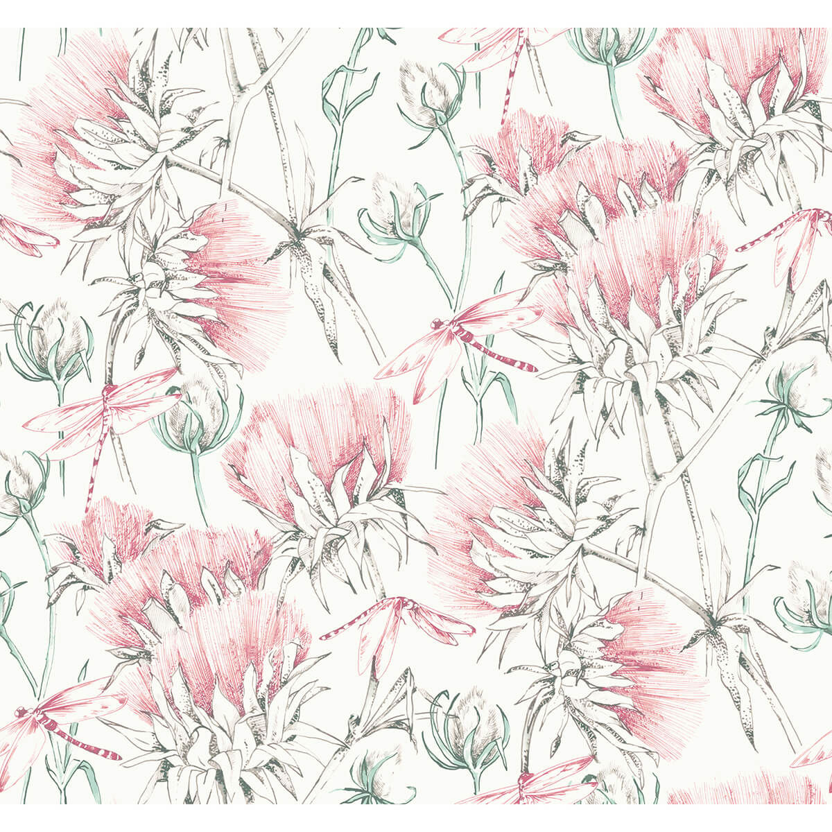 mariell-pink-dragonfly-wallpaper-york-wallcoverings-2973-90405