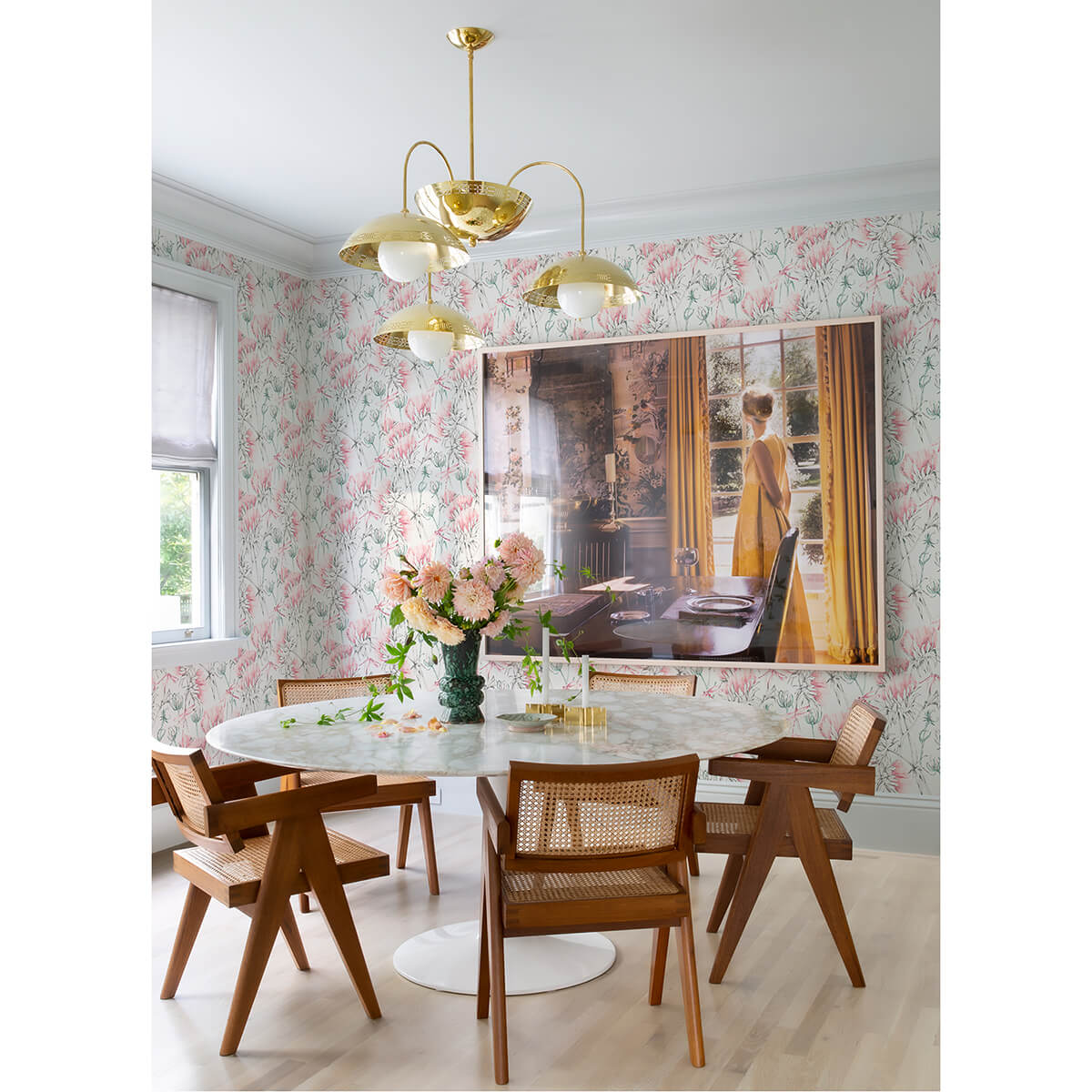 mariell-pink-dragonfly-wallpaper-york-wallcoverings-2973-90405 - York Wallcoverings Papel pintado
