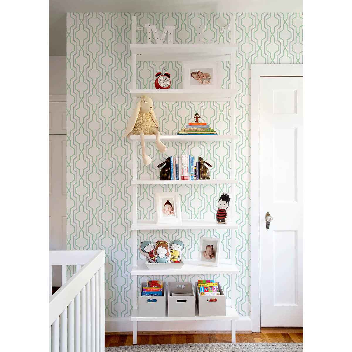 Rion Green Trellis Wallpaper - York Wallcoverings - 2973-90605 - York Wallcoverings Wallpaper