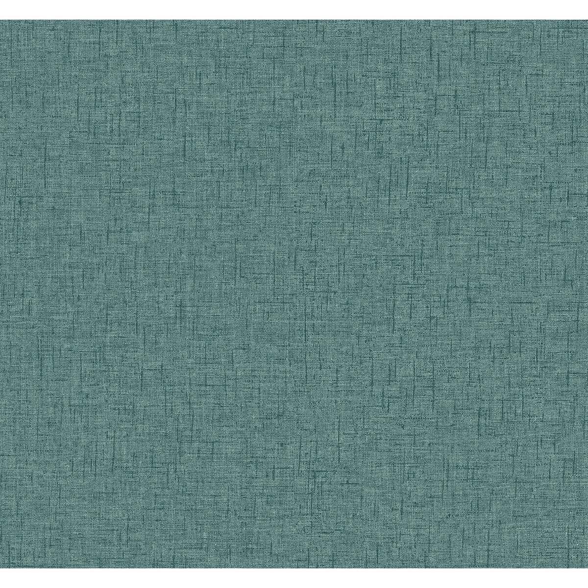 Bentley Teal Faux Linen Wallpaper - York Wallcoverings - 2973-90912 - York Wallcoverings Wallpaper