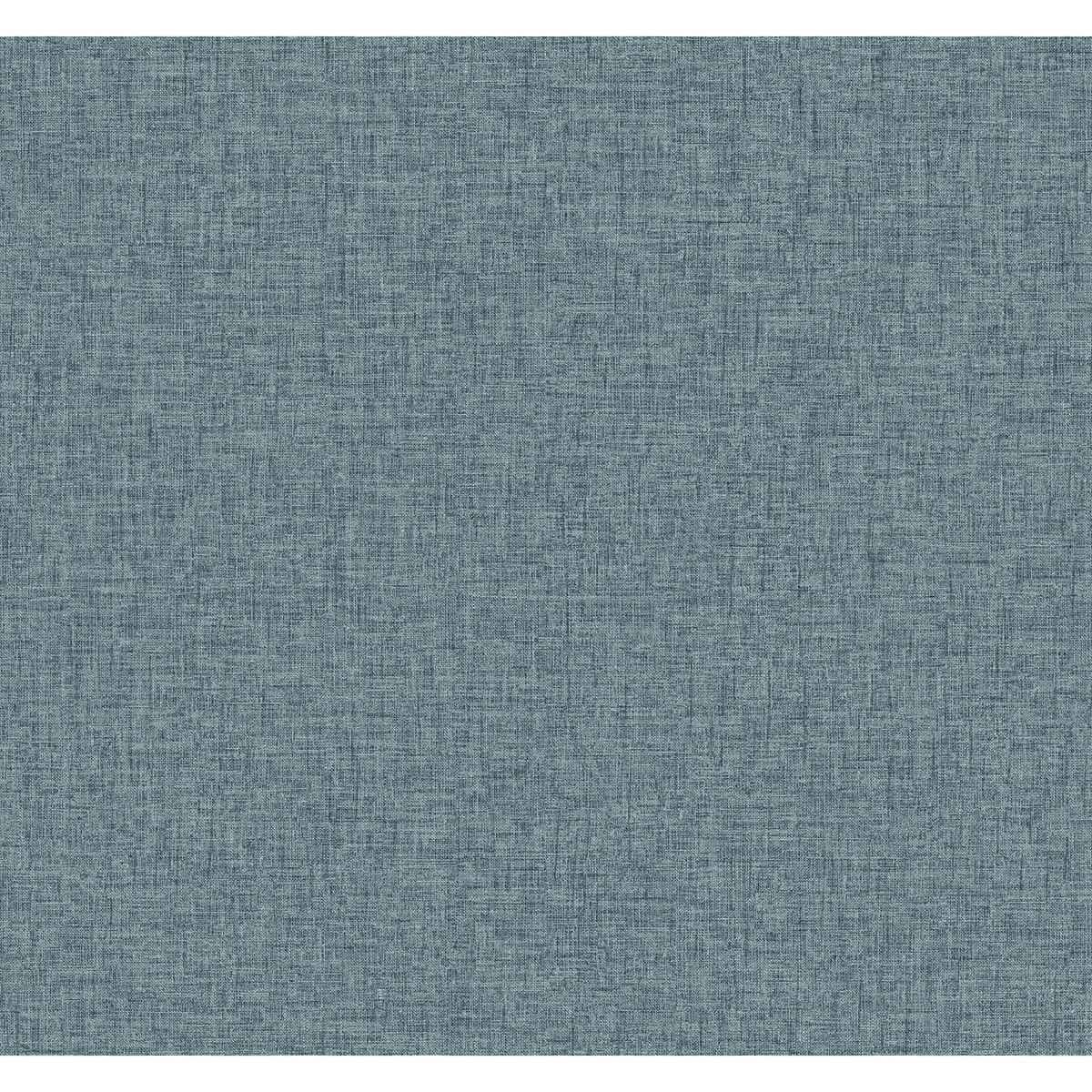 Bentley Navy Faux Linen Wallpaper - York Wallcoverings - 2973-90913