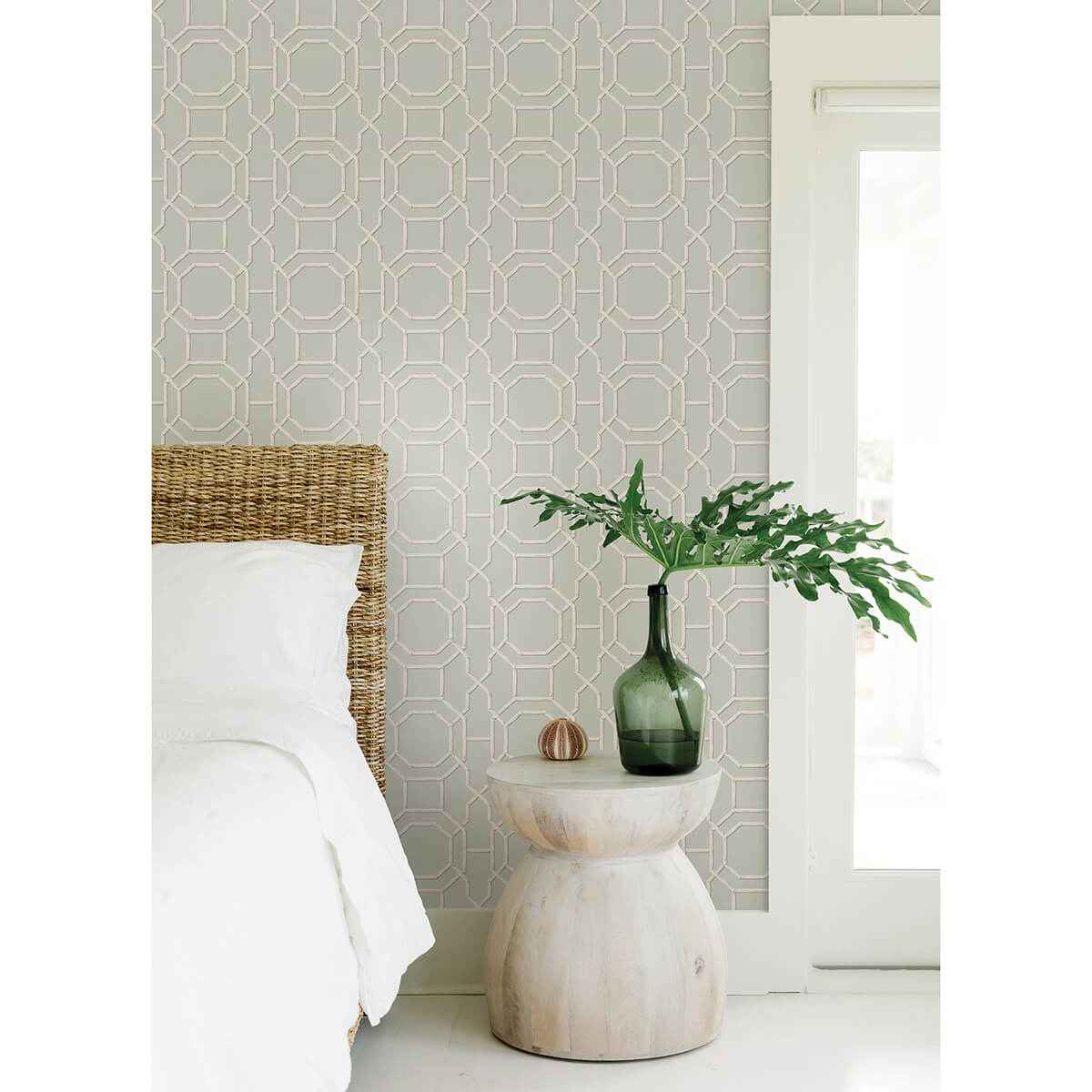 Seafoam Sanya Peel & Stick Wallpaper - York Wallcoverings - NUS4312 - York Wallcoverings Wallpaper