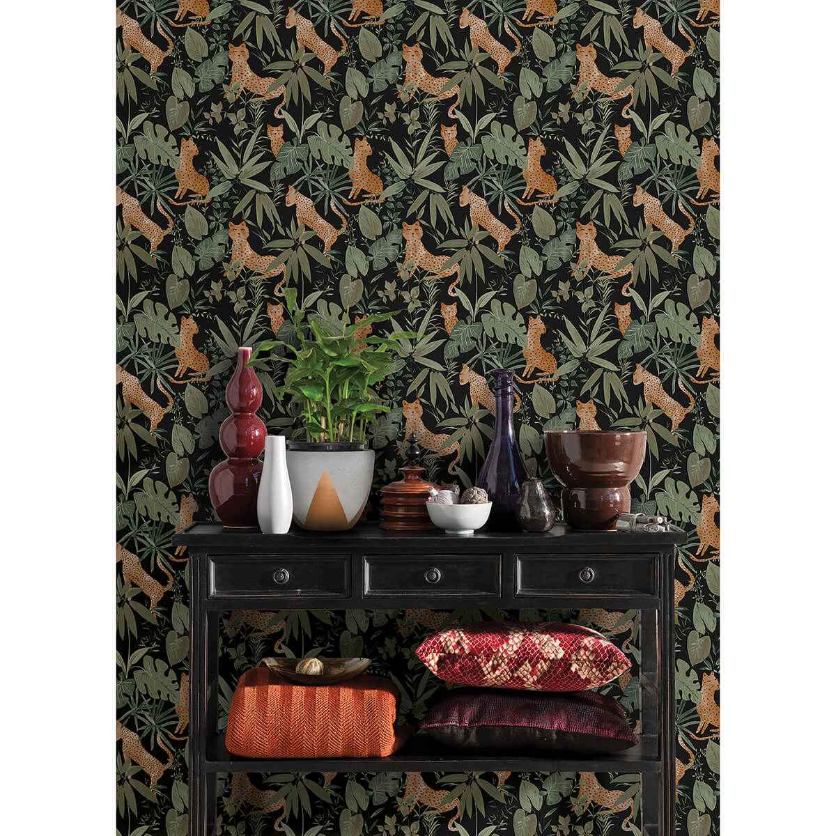 Midnight Jhalana Peel & Stick Wallpaper - York Wallcoverings - NUS4320 - York Wallcoverings Wallpaper