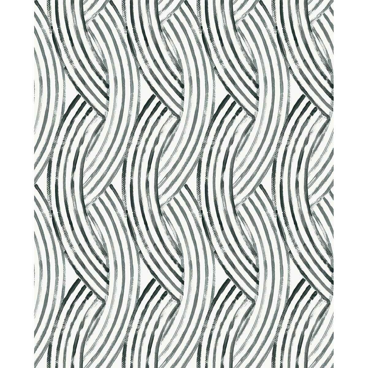 Charcoal Meraki Peel and Stick Wallpaper - York Wallcoverings - NUS4163