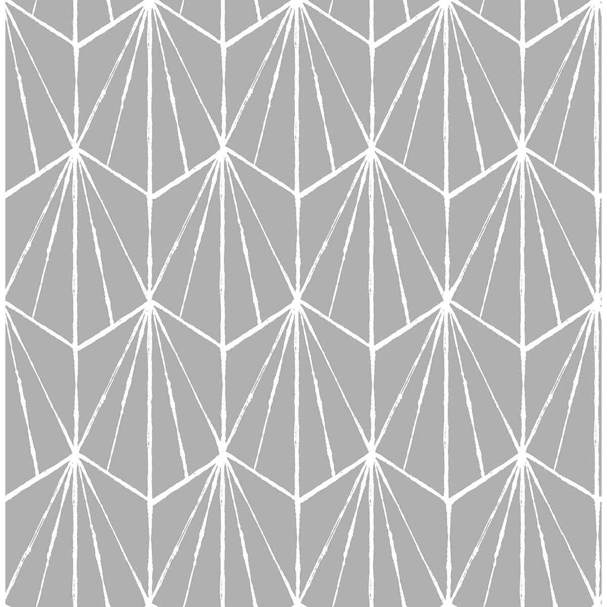 Grey Dorset Peel & Stick Wallpaper - York Wallcoverings - NUS4377 - York Wallcoverings Wallpaper