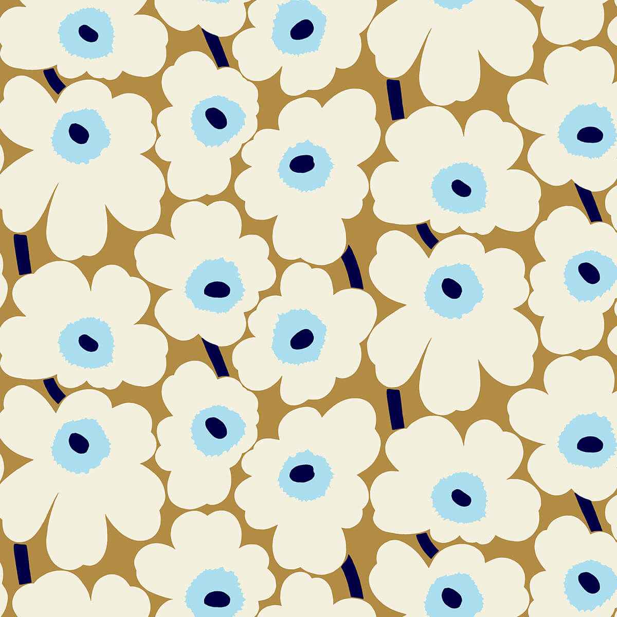 Beige Pieni Unikko Peel and Stick Wallpaper - York Wallcoverings - MKS4495 - York Wallcoverings Wallpaper
