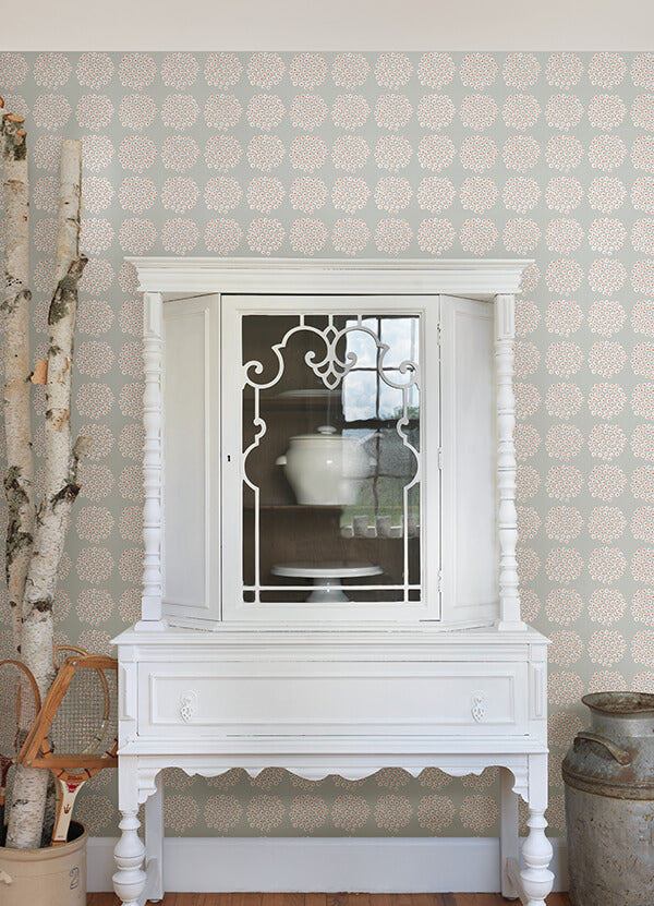 Grey Puketti Peel & Stick Wallpaper - York Wallcoverings - MKS4496 - York Wallcoverings Wallpaper