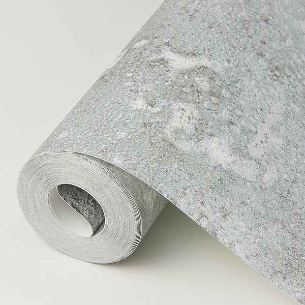 Kulta Silver Cement Wallpaper - York Wallcoverings - 2976-86472 - York Wallcoverings Wallpaper