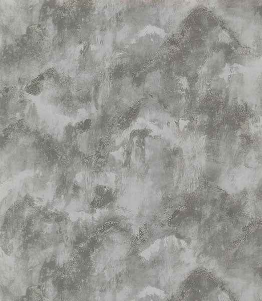 Toula Silver Abstract Wallpaper - York Wallcoverings - 2976-86477