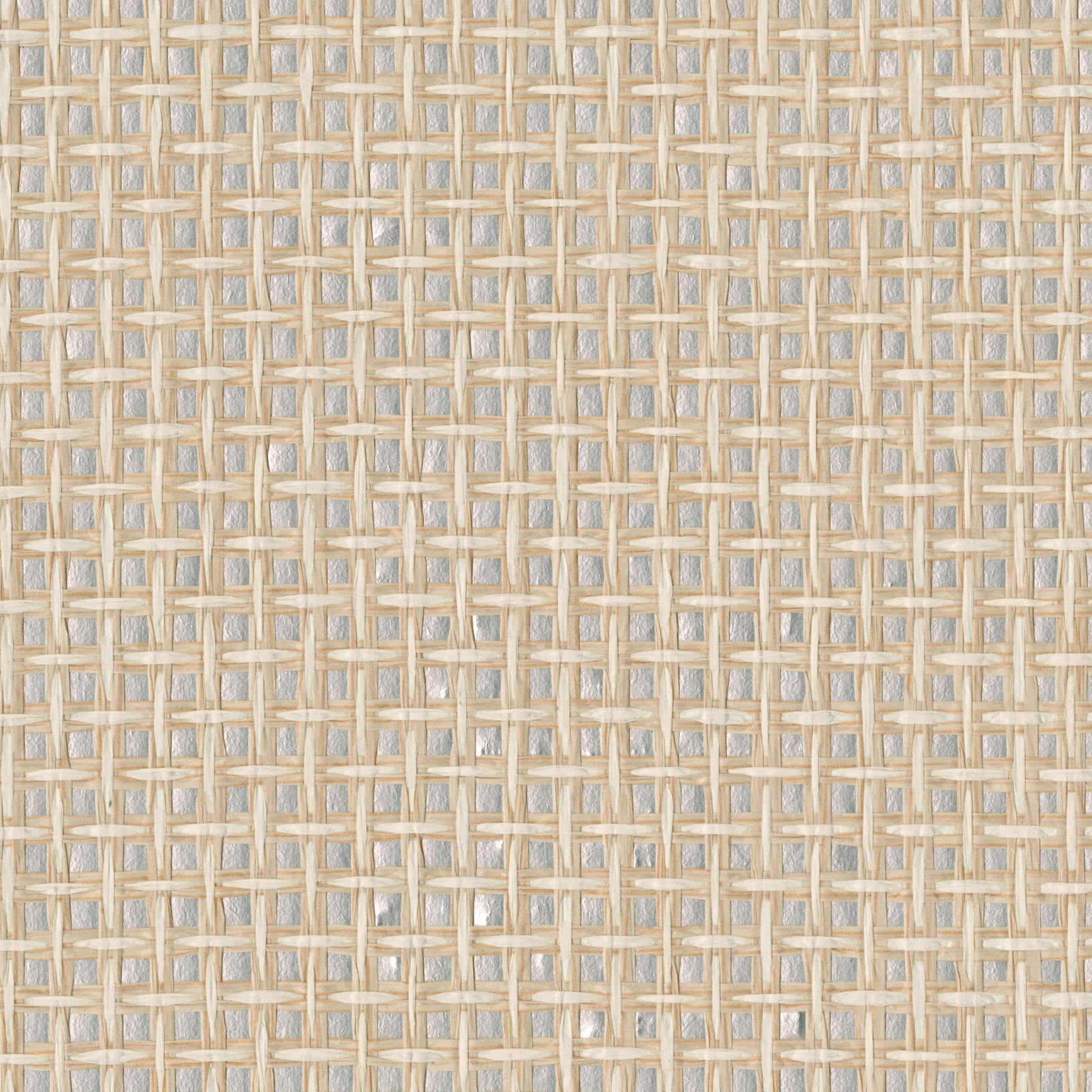 Aki Silver Basketweave Wallpaper - York Wallcoverings - 2923-54774 - York Wallcoverings Wallpaper