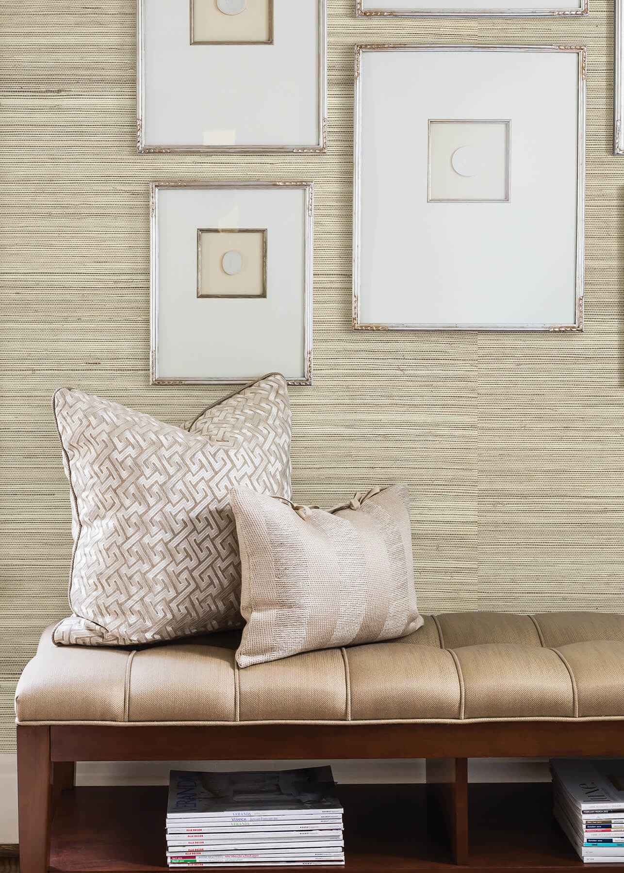 Changzhou Beige Grasscloth Wallpaper - York Wallcoverings - 2923-80009 - York Wallcoverings Wallpaper