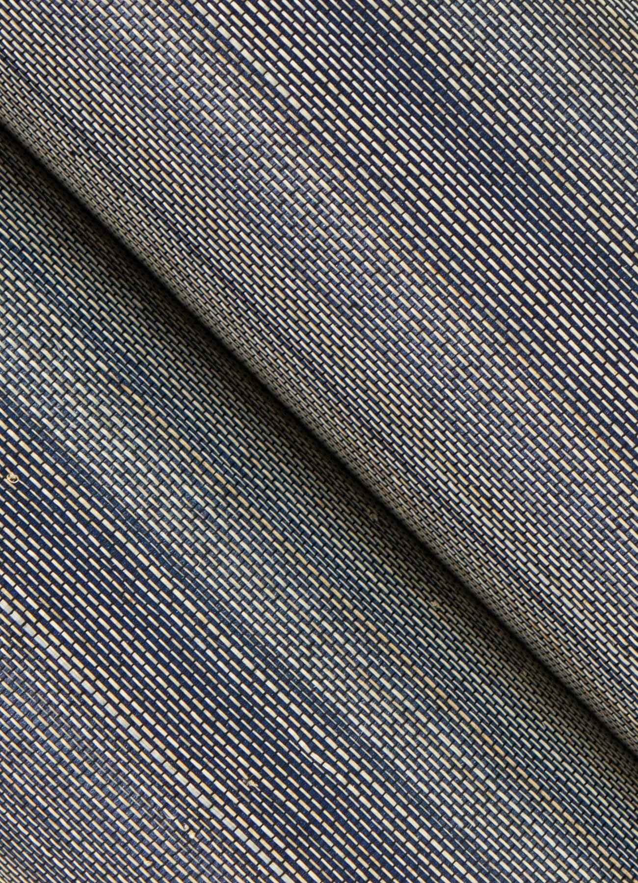 Mai Indigo Grasscloth Wallpaper - York Wallcoverings - 2923-86104 - York Wallcoverings Wallpaper