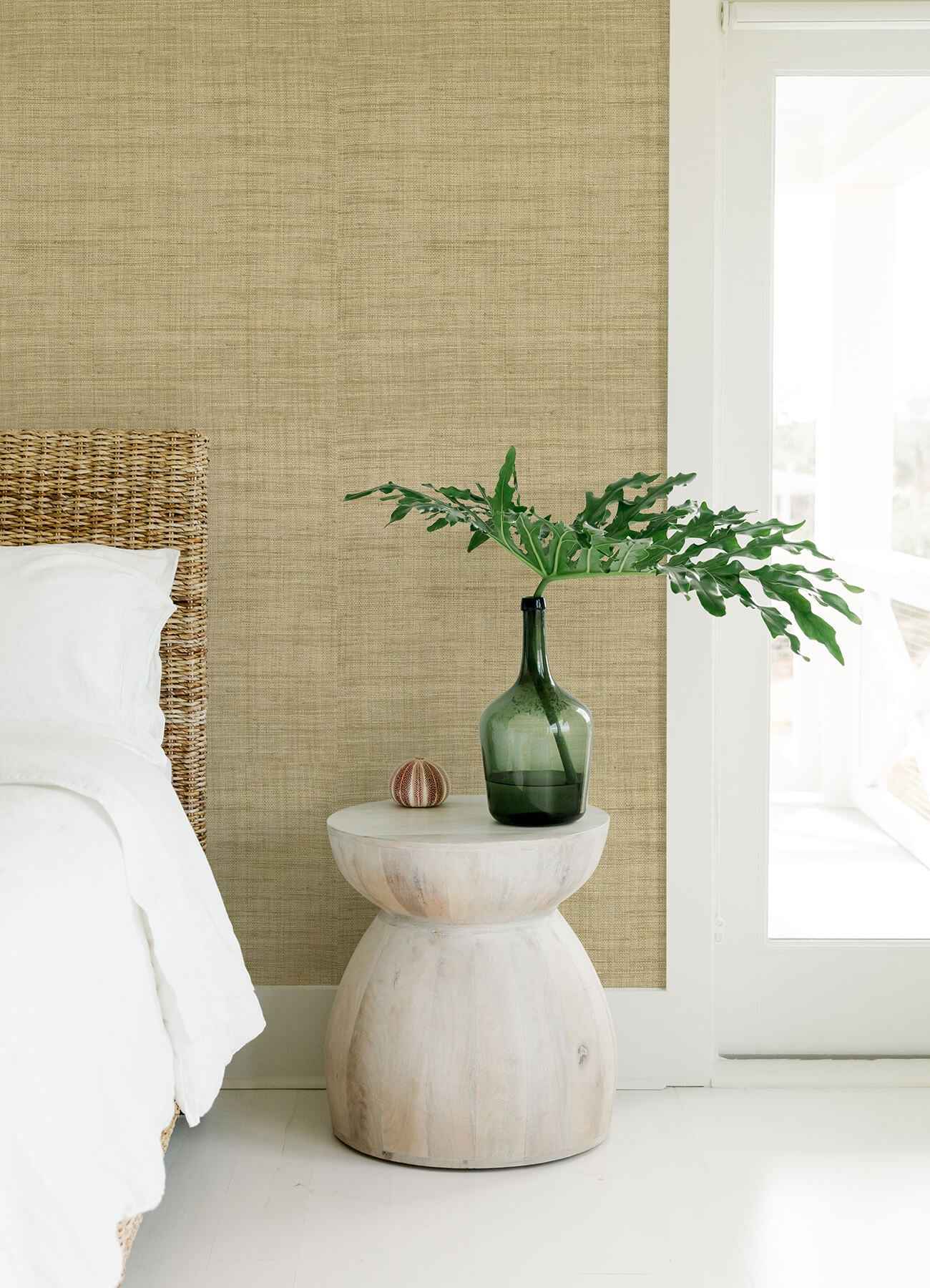 Cheng Wheat Woven Grasscloth Wallpaper - York Wallcoverings - 2923-88014 - York Wallcoverings Wallpaper