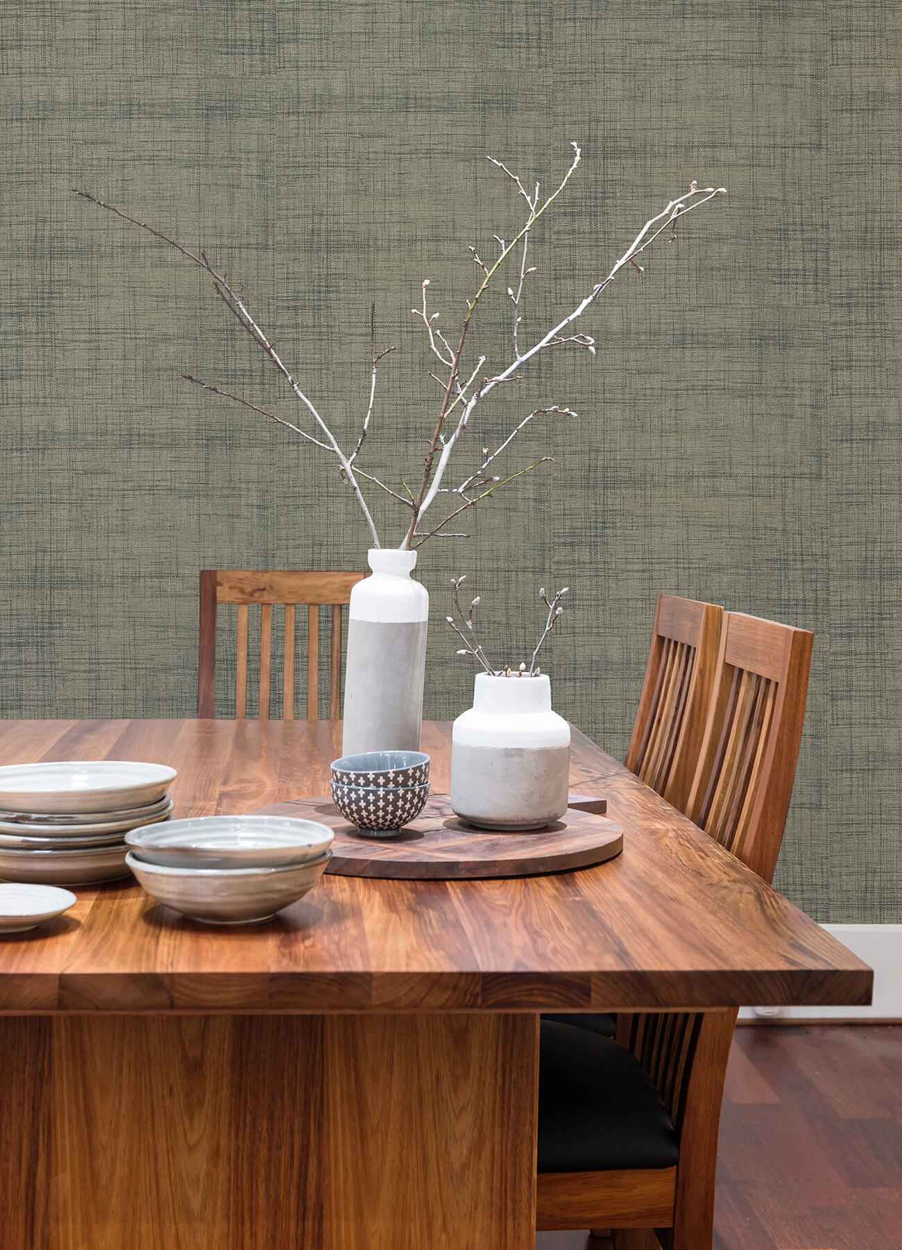 Cheng Light Grey Woven Grasscloth Wallpaper - York Wallcoverings - 2923-88017 - York Wallcoverings Wallpaper