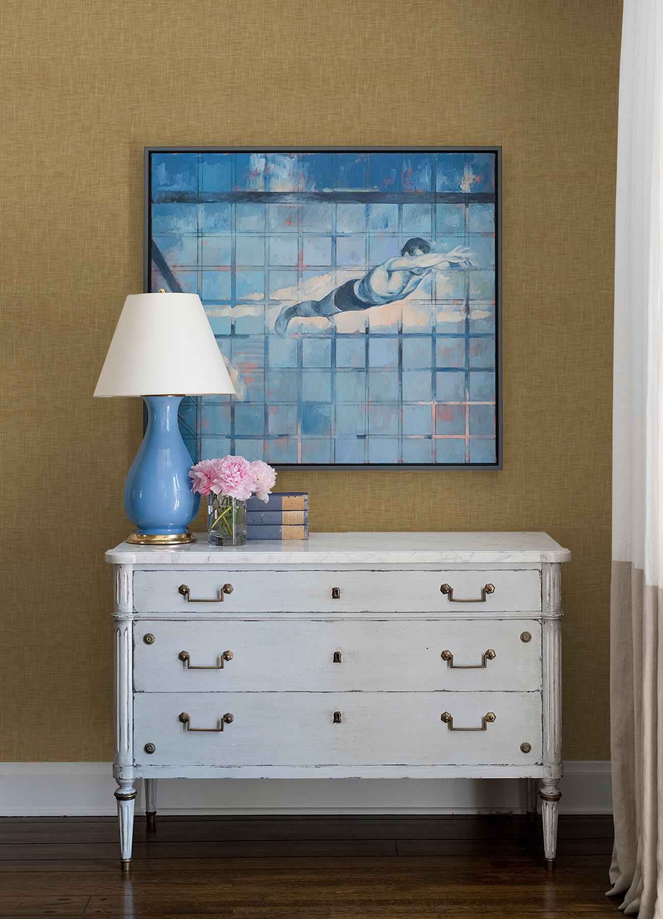 Genji Light Brown Woven Wallpaper - York Wallcoverings - 2923-88022 - York Wallcoverings Wallpaper