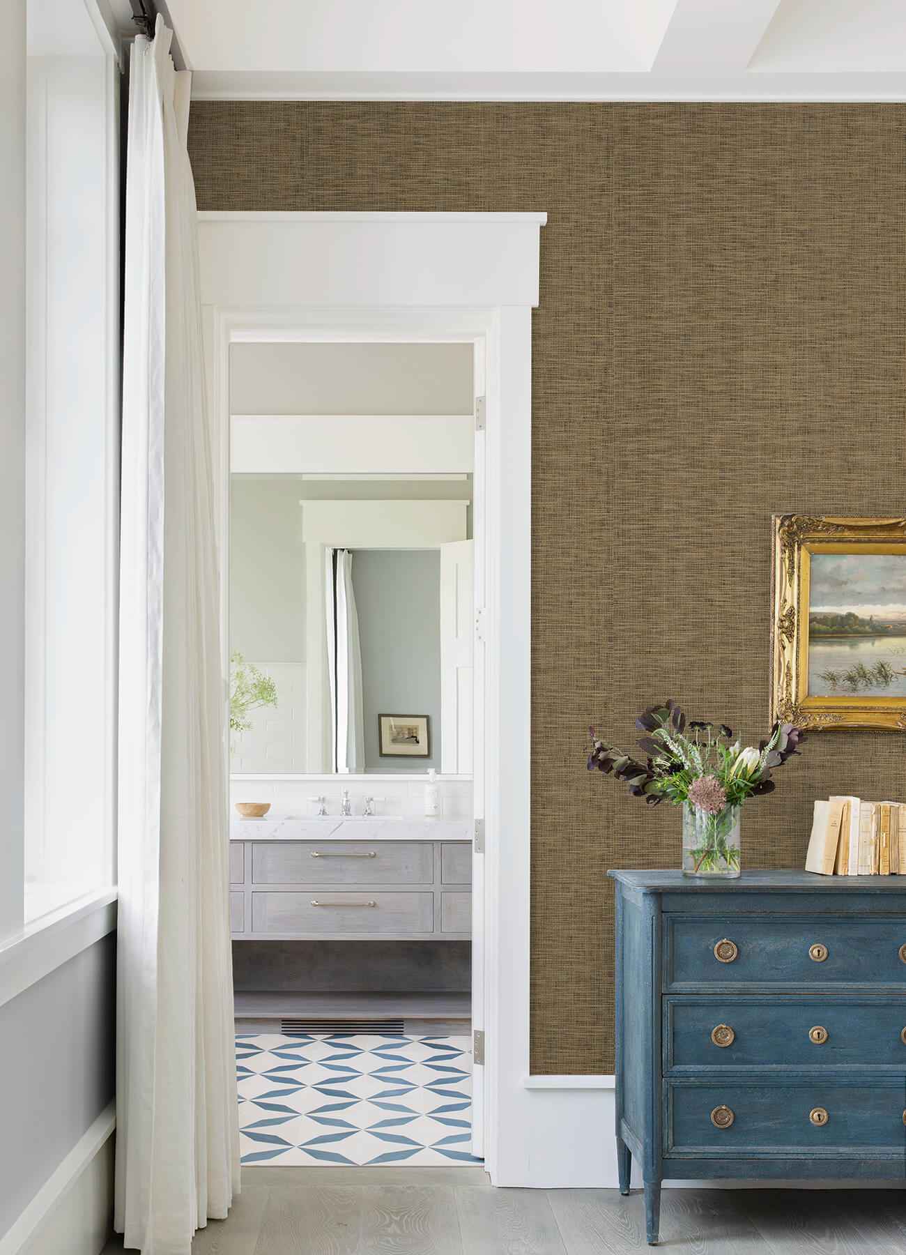 Cixi Neutral Basketweave Wallpaper - York Wallcoverings - 2923-88069 - York Wallcoverings Wallpaper