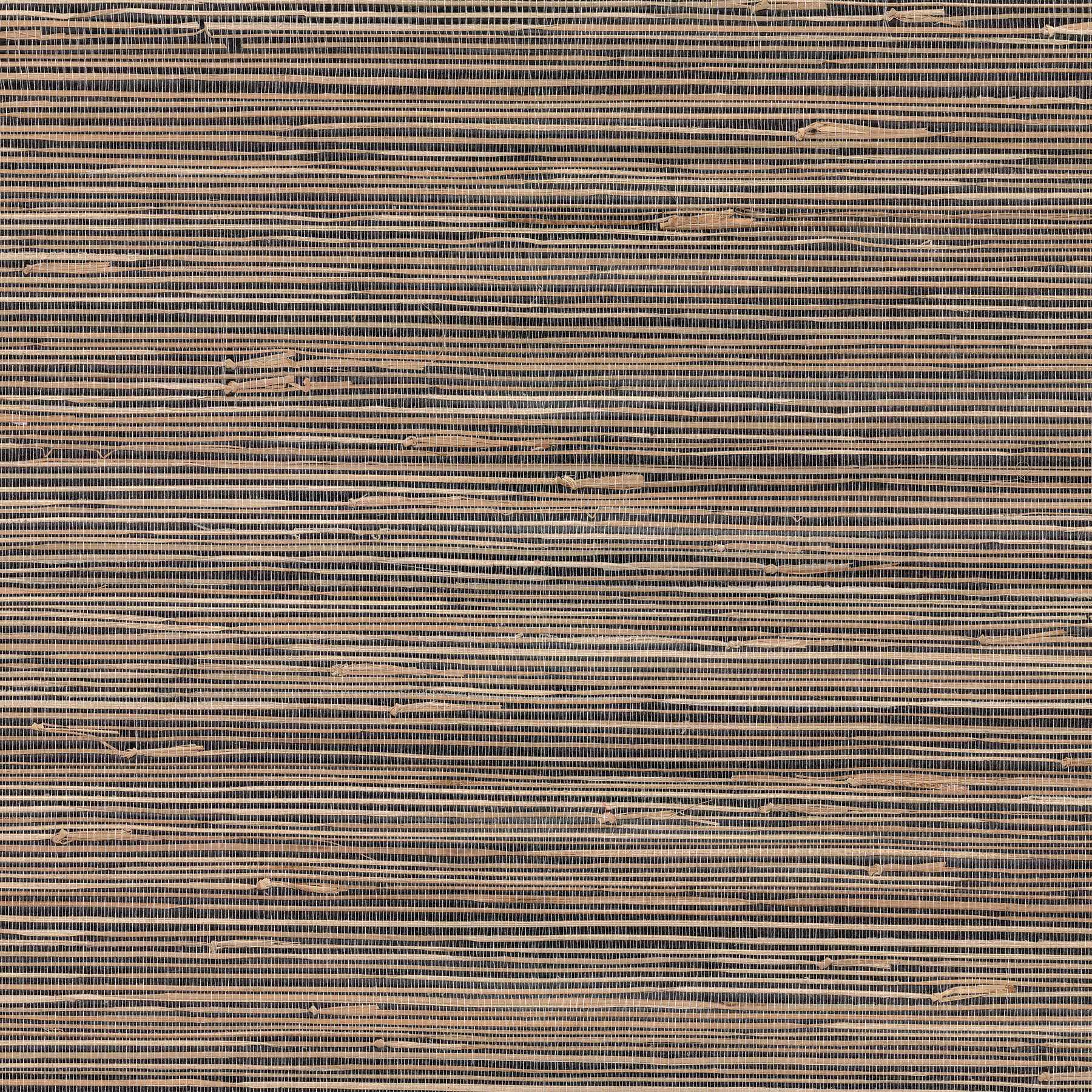 Anhui Black Grasscloth Wallpaper - York Wallcoverings - 2923-89475